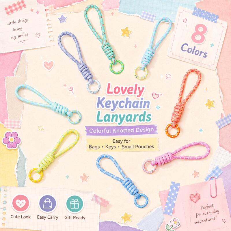 Phone Accessories For Car - 2~5pcs 다채로운 땋은 키체인 휴대폰 끈