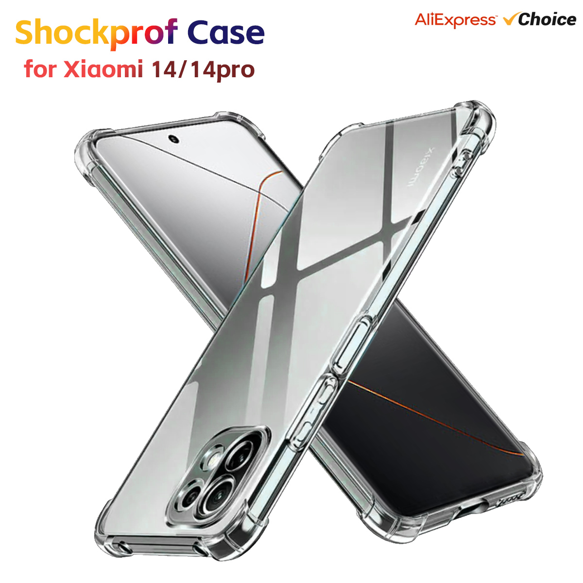 Phone Accessories Online Store - 샤오미 14 프로용 투명 TPU 케이스,