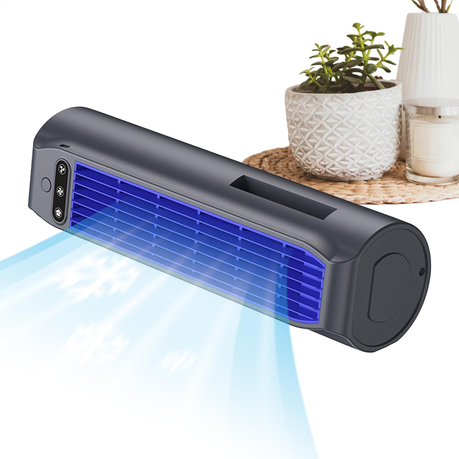 Phone Cooling Fan - 휴대폰 거치대가 있는 책상용 타워 팬,