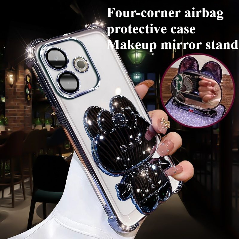 패션 글리터 미러 홀더 폰 케이스 Vivo V60 50 - Phone Accessories Vivo 리뷰 및 가격