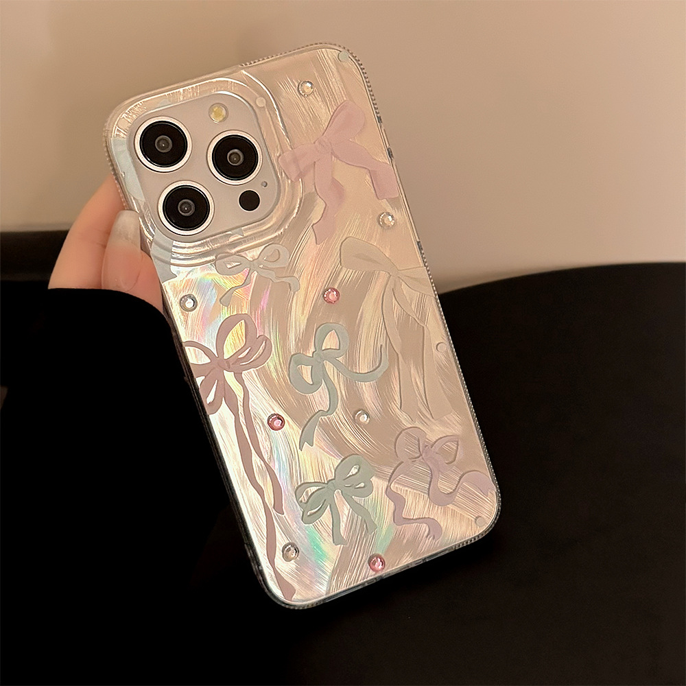 컬러풀한 리본 다이아몬드 스티커 아이폰 17 에어 16 - Phone Accessories Quotes 리뷰 및 가격