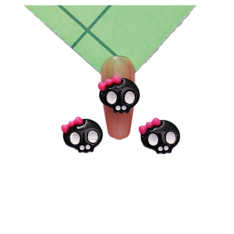 10개입 할로윈 액세서리 해골 귀여운 네일 아트 장식품 - Phone Accessories Clipart 리뷰 및 가격