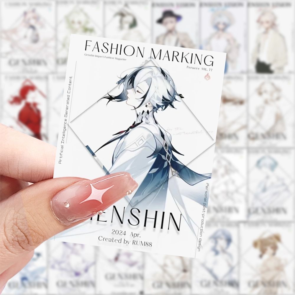 189 Genshin Impact 캐릭터 스티커, 포스 - Phone Accessories Poster 리뷰 및 가격