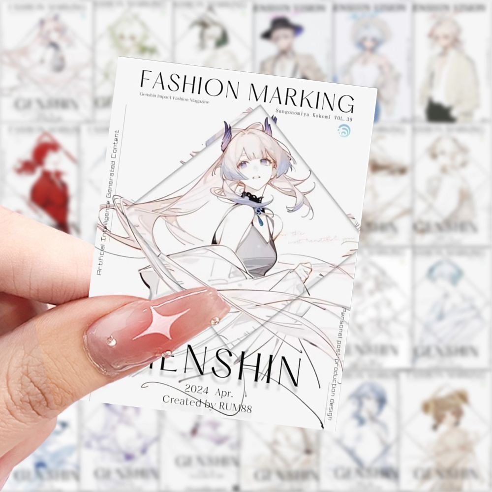 189 Genshin Impact 캐릭터 스티커, 포스 - Phone Accessories Poster 리뷰 및 가격