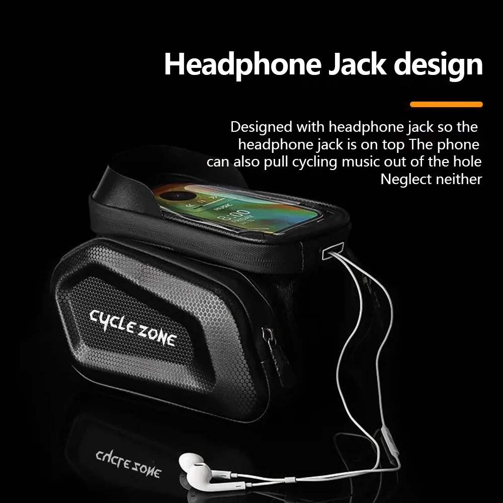 자전거 가방 터치 스크린 방수 전화 케이스 홀더 자전거 - Youtube Phone Accessories 리뷰 및 가격