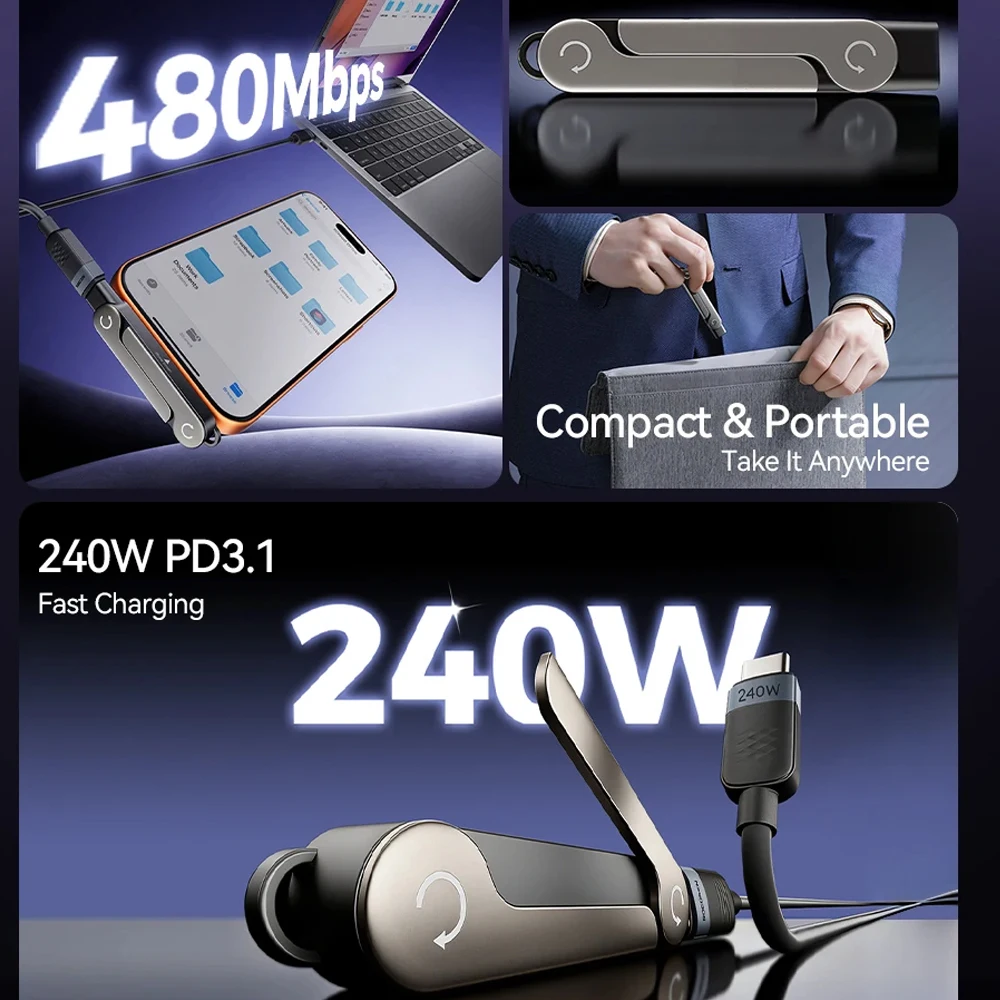 USB 타입 C 플랫 충전 케이블 C 킥 케이블 스탠드 - Phone Accessories Charger 리뷰 및 가격