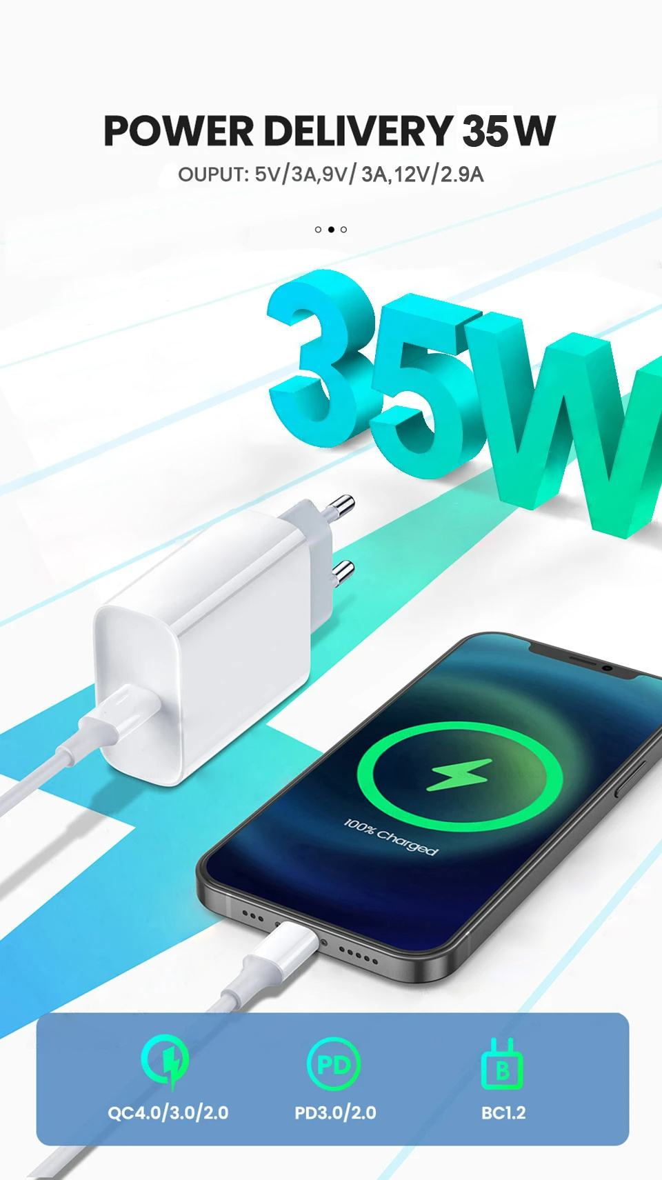 35W PD USB C 고속 충전기 아이폰 17 16  - Phone Accessories Nothing 리뷰 및 가격