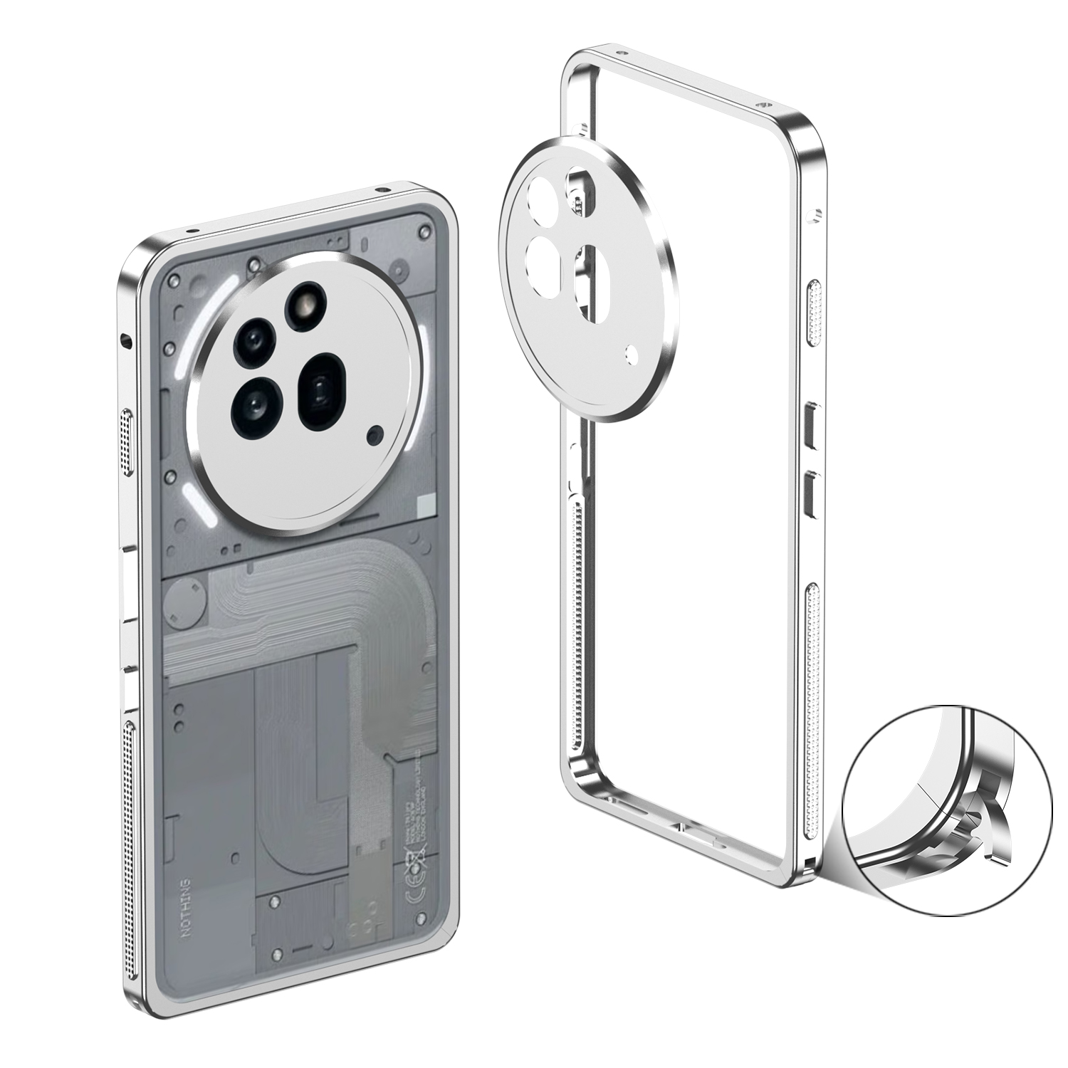 Nothing Phone 3a Pro 용 고급 범퍼 케 - Phone Accessories Nothing 리뷰 및 가격