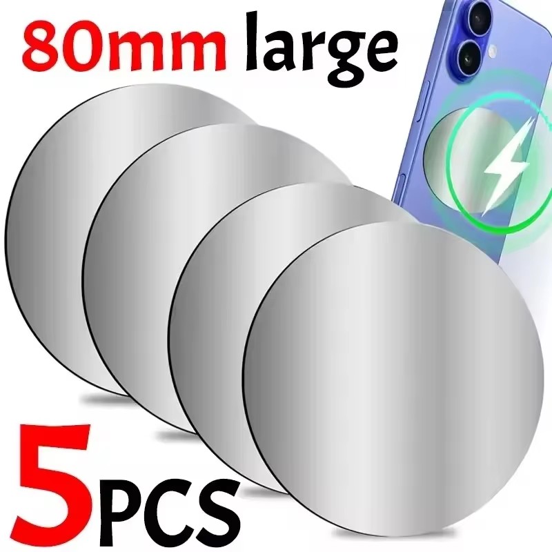 1-5PCS 8CM 휴대 전화 태블릿 용 자기 금속 플 - Phone Accessories Quotes 리뷰 및 가격