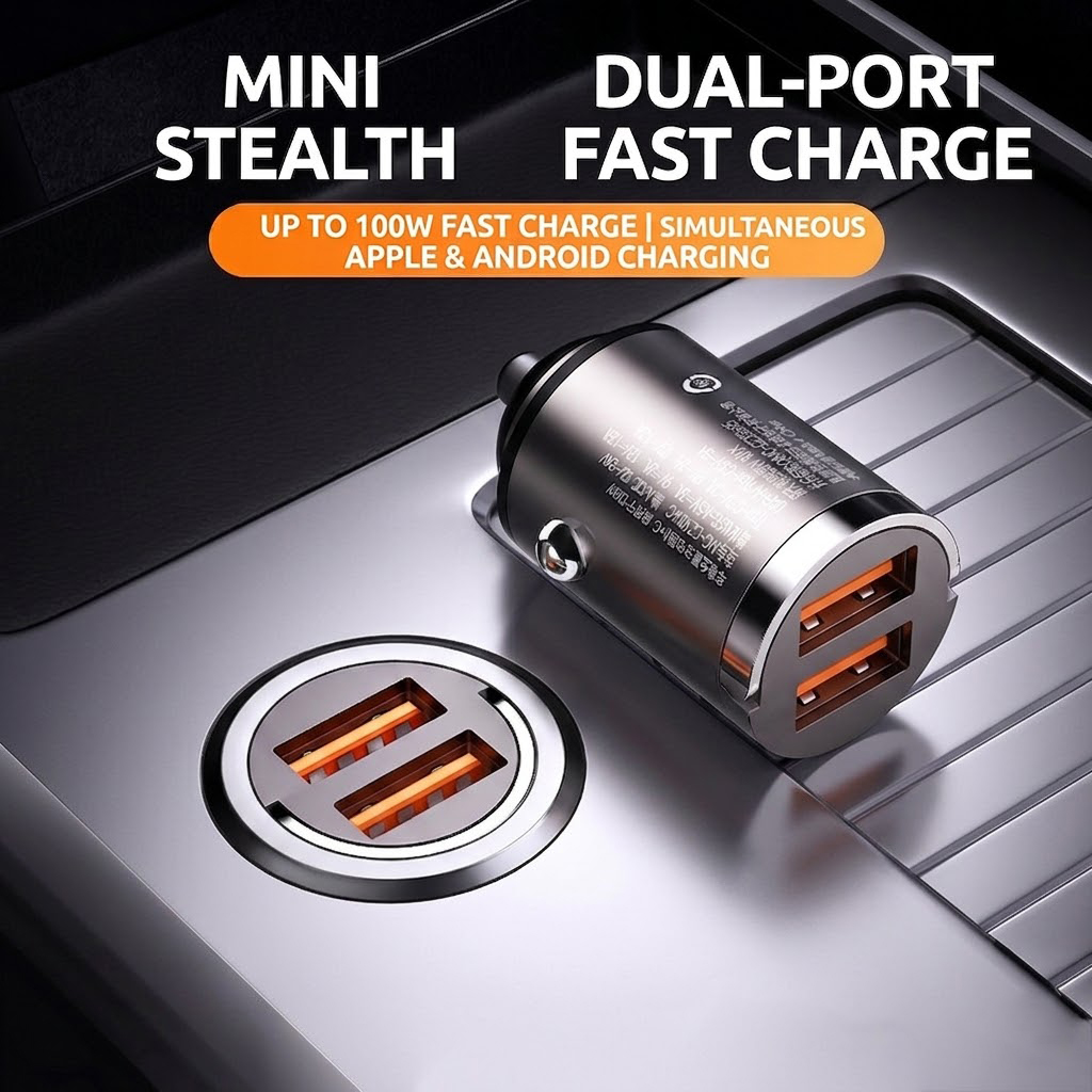 100W 전체 출력 고속 충전 차량용 어댑터 미니 플러 - Phone Accessories Charger 리뷰 및 가격