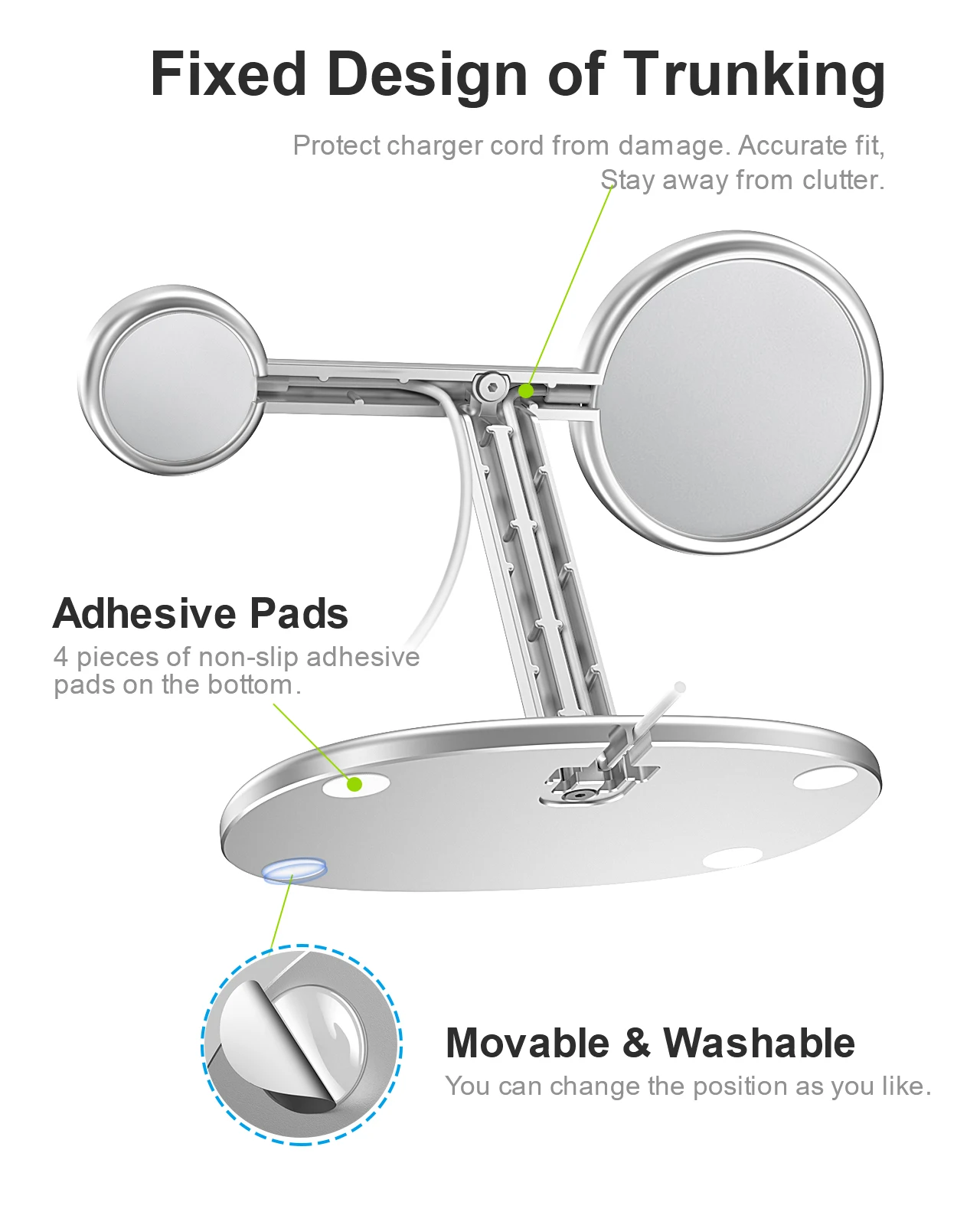 EWA 2-in-1 데스크탑 폰 스탠드 데스크 홀더 ( - Phone Accessories Charger 리뷰 및 가격