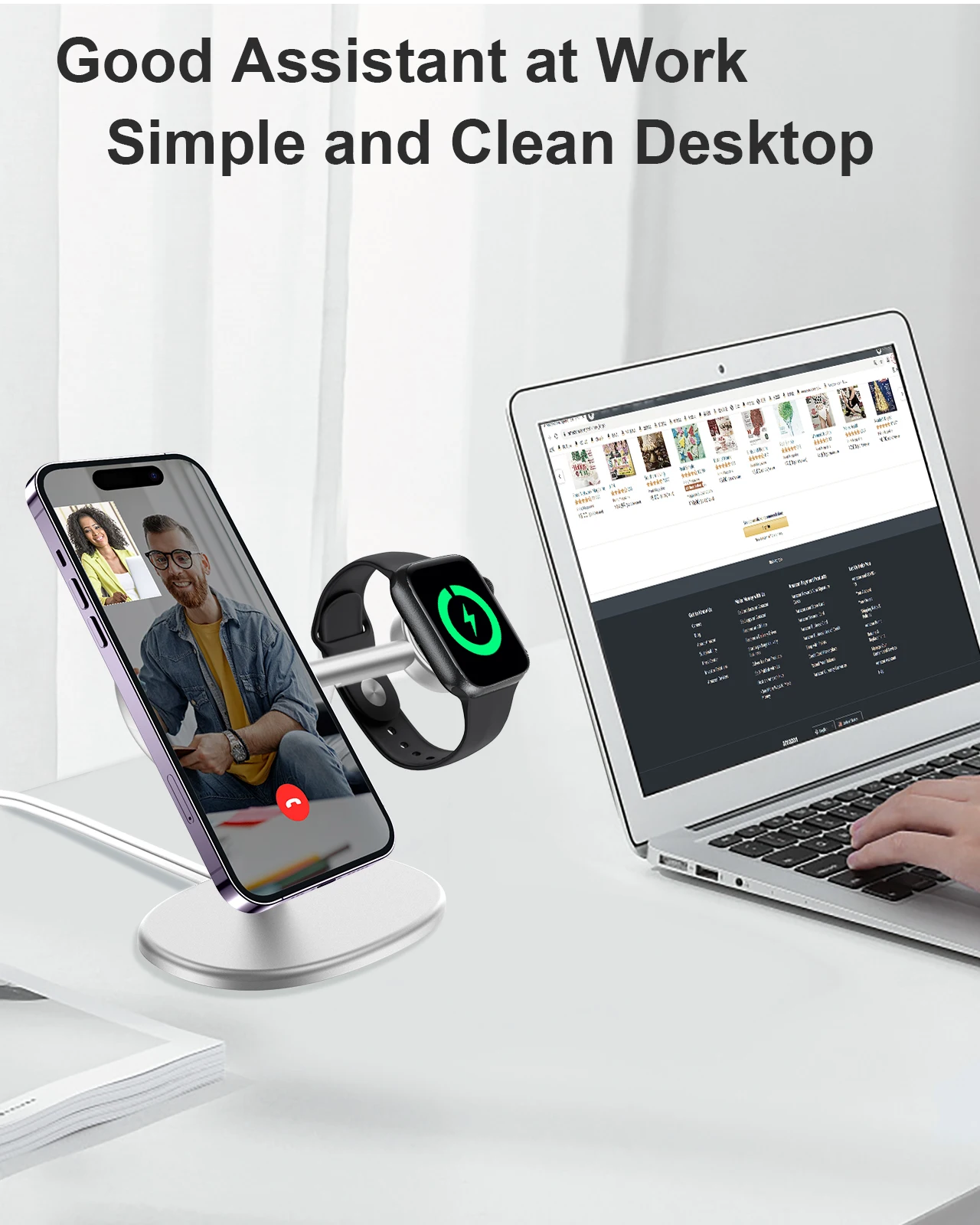 EWA 2-in-1 데스크탑 폰 스탠드 데스크 홀더 ( - Phone Accessories Charger 리뷰 및 가격
