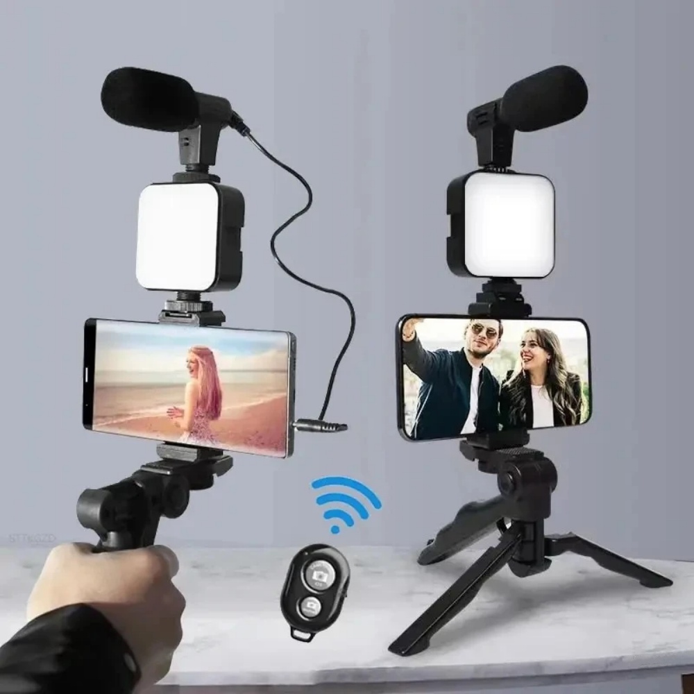 삼각대가 있는 스마트폰 브이로그 키트, 휴대폰 거치대  - Youtube Phone Accessories 리뷰 및 가격