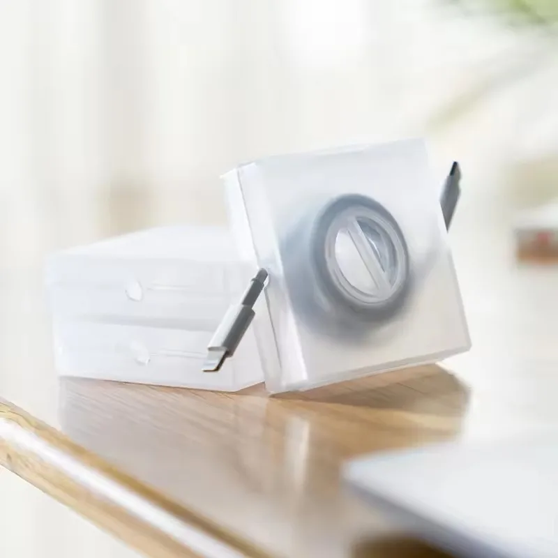 휴대용 투명 케이블 정리기 코드 관리 USB 케이블 와 - Phone Accessories Charger 리뷰 및 가격