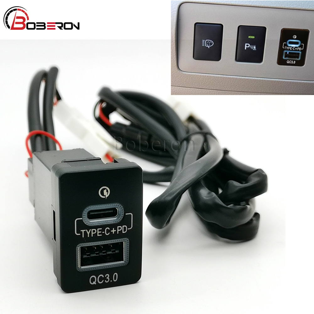 블루 LED QC3.0 USB 차량용 듀얼 충전기 타입 - Phone Accessories Charger 리뷰 및 가격